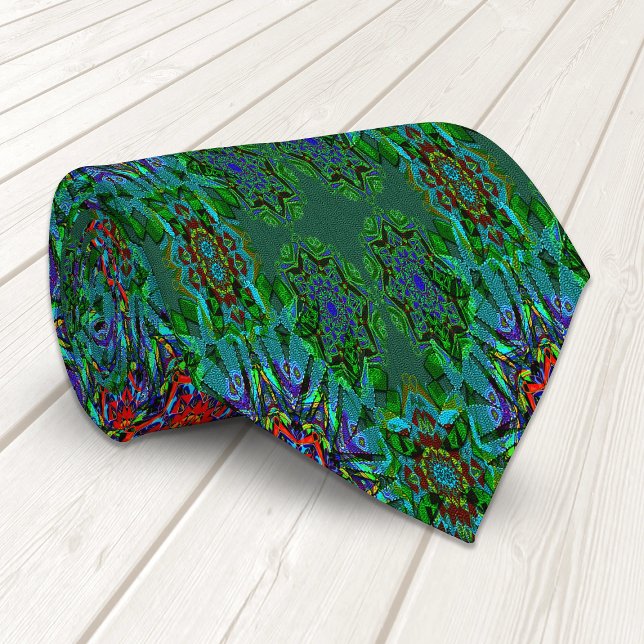 Corbata Patrón de mandala de textura textil de Confianza (Subido por el creador)