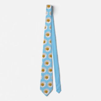 Corbata Patrón de mareas blancas en azul claro