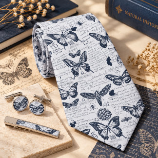 Corbata Patrón de mariposa de polilla mística