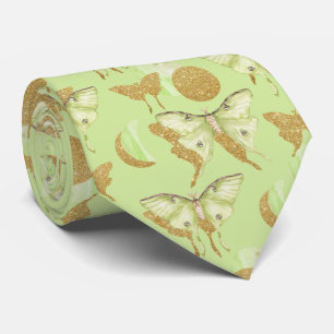 Corbata Patrón de mariposa polilla brillante