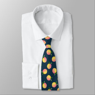 Corbata Patrón de melocotón de verano
