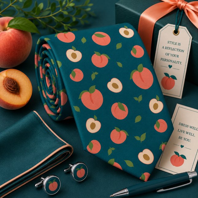 Corbata Patrón de melocotón de verano (Subido por el creador)