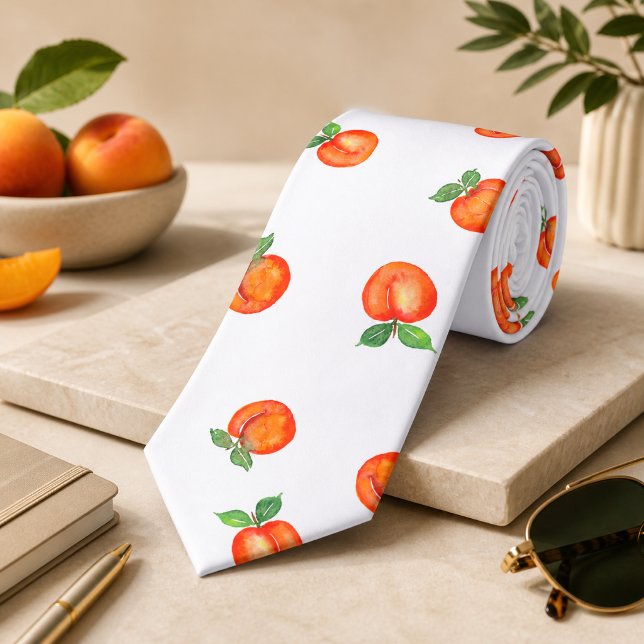 Corbata Patrón de melocotón de verano grande dulce  (Subido por el creador)
