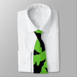 Corbata Patrón de miedo fresco de los murciélagos negros d