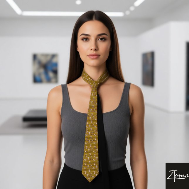 Corbata Patrón de Mono Travieso (Subido por el creador)