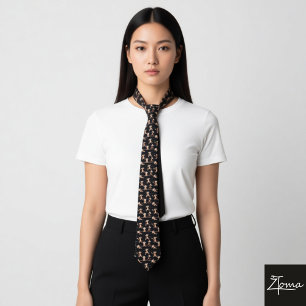 Corbata Patrón de Mono Travieso