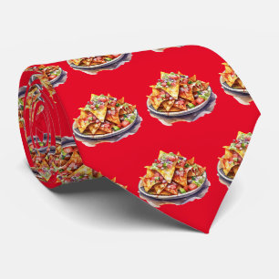 Corbata Patrón de nacho liso