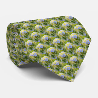 Corbata Patrón de naturaleza de las flores de la hidrangea