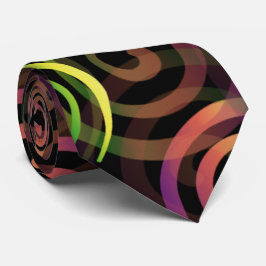 Corbata Patrón de Navidades arcoiris