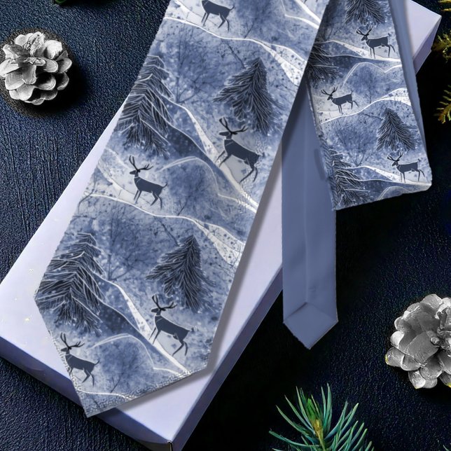 Corbata Patrón de Navidades azules #13 ID1009 (Subido por el creador)