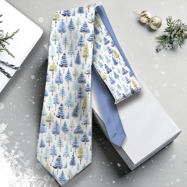 Corbata Patrón de Navidades de oro azul #26 ID1009 (Subido por el creador)