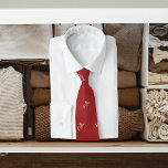 Corbata Patrón de nombres blancos marrón guión moderno<br><div class="desc">Personaliza y agrega tu nombre. Su nombre es el patrón,  escrito con un guión de estilo a mano a la moda. Fondo marrón,  texto blanco.</div>