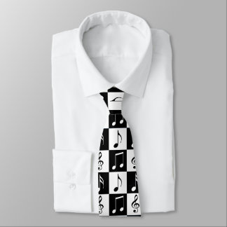Corbata Patrón de notas musicales