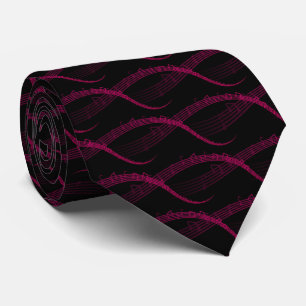 Corbata Patrón de notas musicales