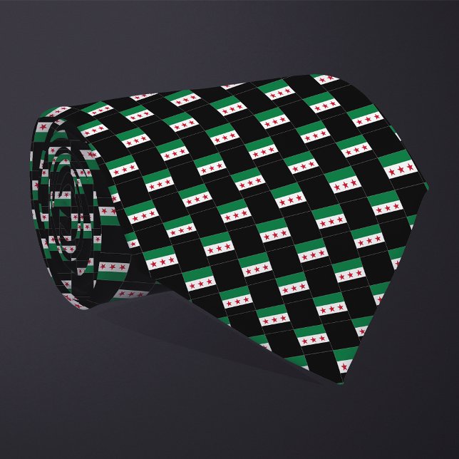 Corbata Patrón de nueva bandera siria controlado (Subido por el creador)