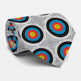 Corbata Patrón de objetivos de tiro con arco moderno de me