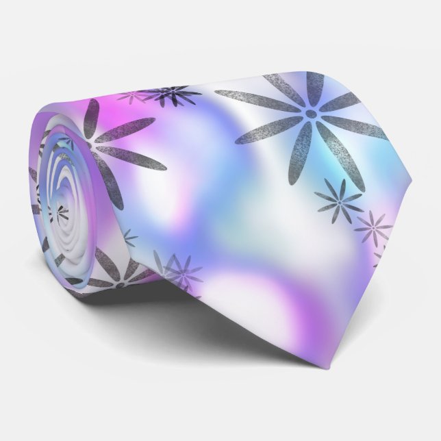 Corbata Patrón de Ondas de Estallido de Estrellas Soñadora (Enrollado)