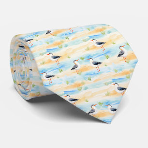 Corbata Patrón de orilla de chorlito costero (1)