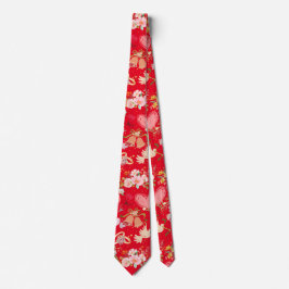 Corbata Patrón de ornamentos bodas Red BG