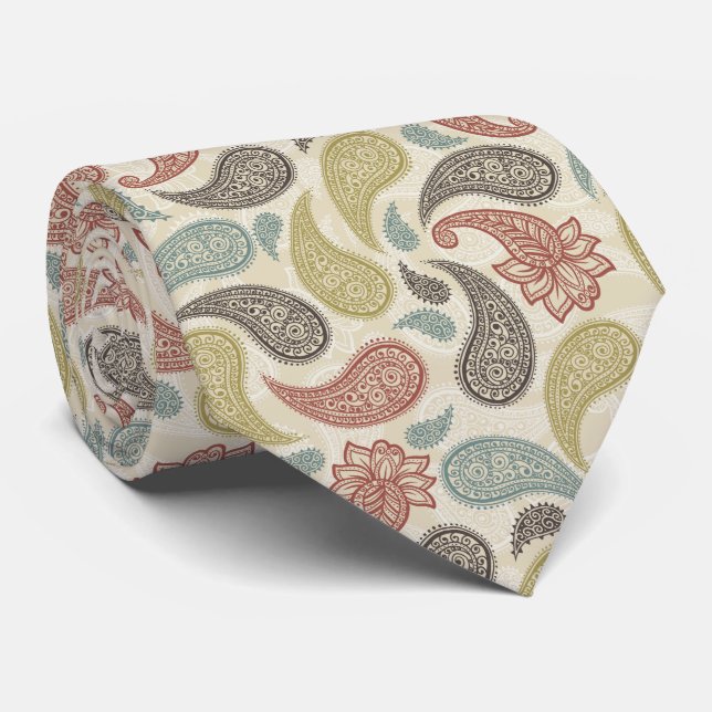 Corbata Patrón de Paisley (Enrollado)