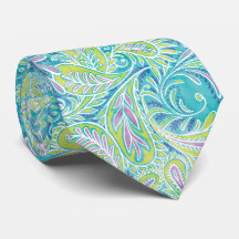Patrón de paisley turquesa retro Aqua