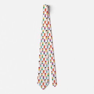 Corbata Patrón de Paleta de Verano Brillante