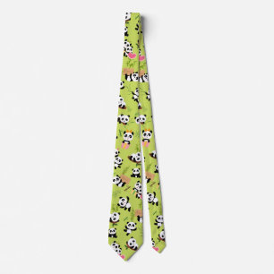 Corbata Patrón de Panda 3