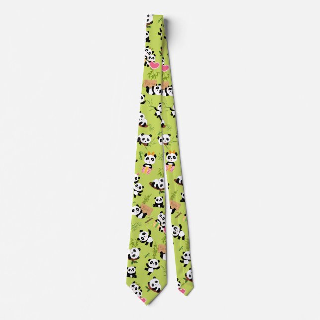 Corbata Patrón de Panda 3 (Anverso)