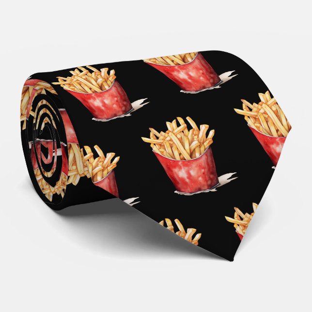 Corbata Patrón de patatas fritas de azulejos (Enrollado)
