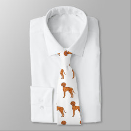 Corbata Patrón de perro de puntero de Personalizado lindo 
