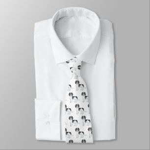 Corbata Patrón de perro Goldendoodle Mini de color negro p