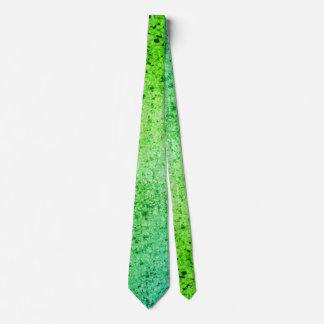 Corbata patrón de piedra moteada verde monocromático