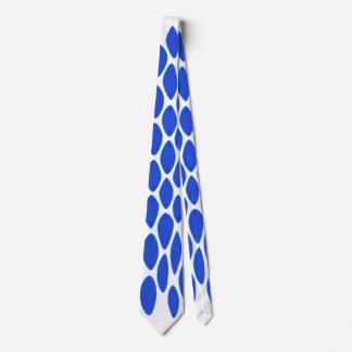 Corbata Patrón de piel de pitón azul de lujo