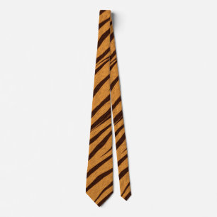 Corbata Patrón de piel de tigres