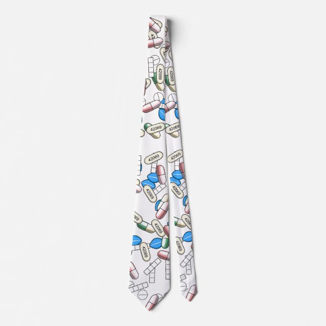 Corbata Patrón de píldoras dispersas (Anverso)