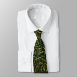 Corbata Patrón de pimienta infantil verde