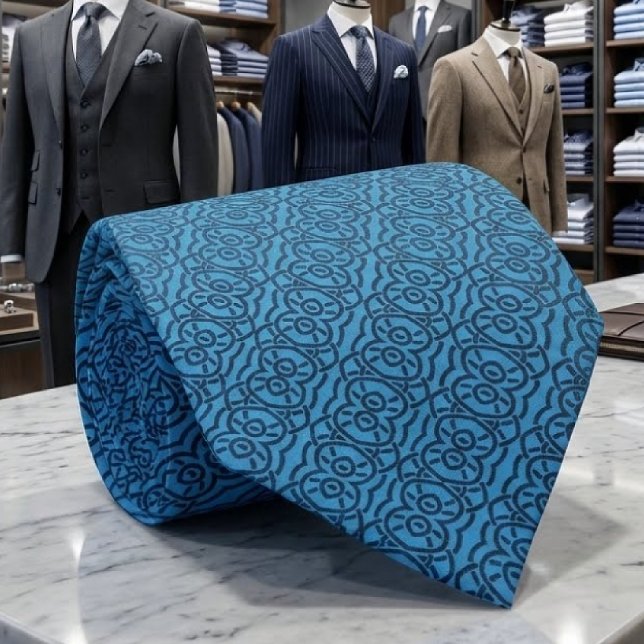 Corbata Patrón de Pinceladas Abstractas con Limpiadores de (Subido por el creador)