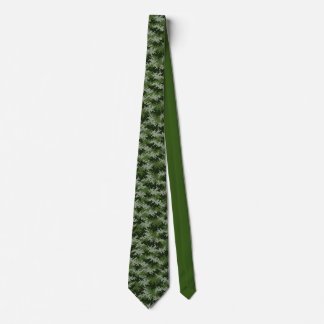 Corbata Patrón de píxeles de camuflaje militar verde sin p