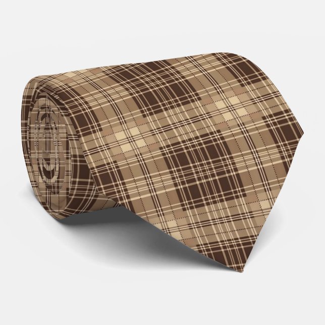 Corbata Patrón de platillos marrones de Guay (Enrollado)