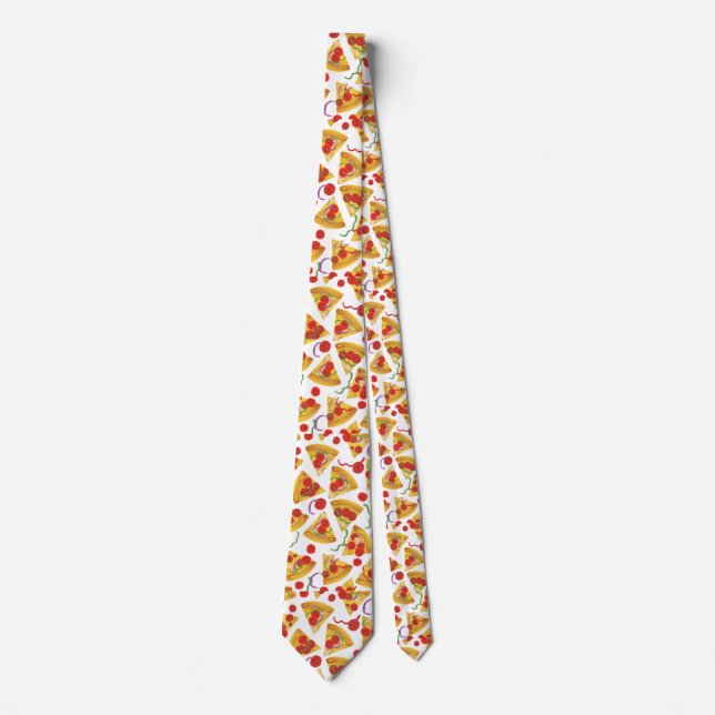 Corbata Patrón de porción de pizza (Anverso)