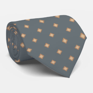 Corbata Patrón de punto de lata de café gris lata de diama