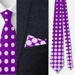 Corbata Patrón de puntos de corte coloridos<br><div class="desc">Corbata de patrón de puntos de corte colorido.</div>