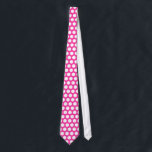 Corbata patrón de puntos de polka rosa<br><div class="desc">Perfecta corbata de puntos de polka rosa y blanco.</div>