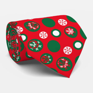 Corbata Patrón de puntos de puntos de los Navidades modern