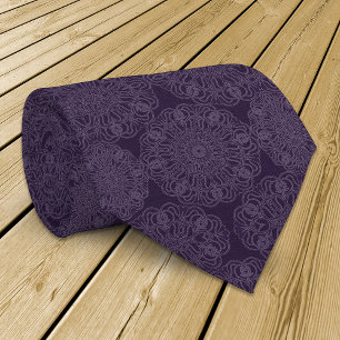 Corbata Patrón de púrpura de unión fue refracción