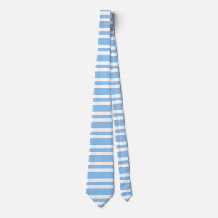 Corbata Patrón de rayas blancas y azules