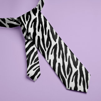 Corbata Patrón de rayas de cebra