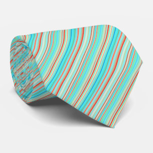 Corbata Patrón de rayas multicolor