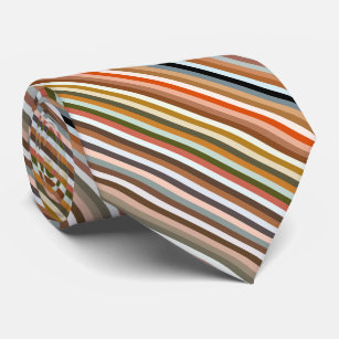 Corbata Patrón de rayas multicolor