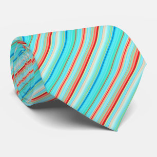 Corbata Patrón de rayas multicolor